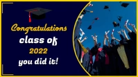 Graduation congratulation template Presentation (16:9)