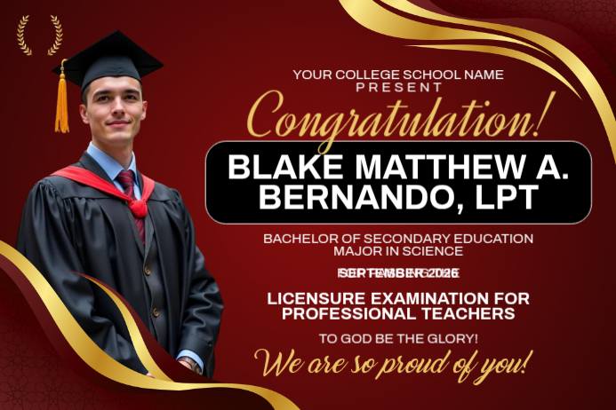 Graduation Congratulations Ads Template | PosterMyWall
