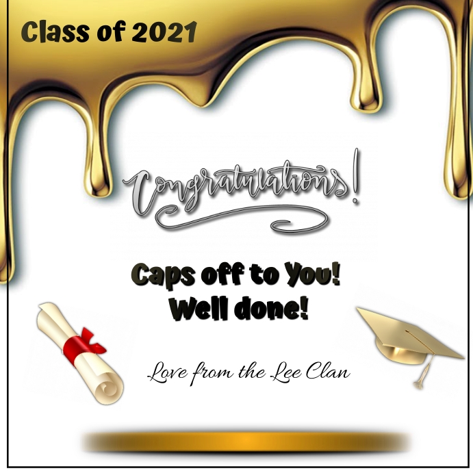 Congratulations Graduates Posts GRADUATION Congratulations Template | PosterMyWall