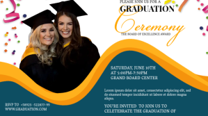 Graduation Congratulations Post template
