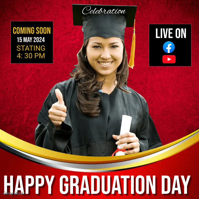Grad Week Flyer graduation day flyer Template | PosterMyWall