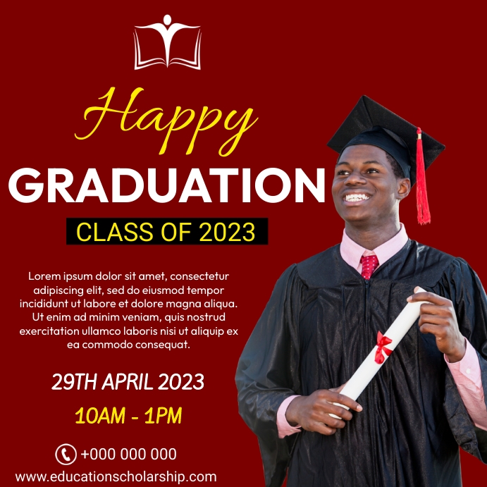 Graduation Template | PosterMyWall