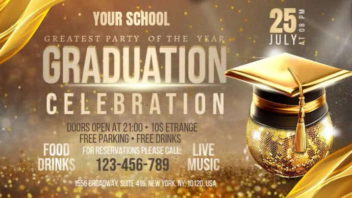 Graduation Template | PosterMyWall