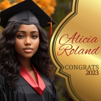 Happy Graduation Instagram Post Template | PosterMyWall