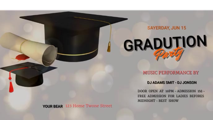 Graduation Template | PosterMyWall