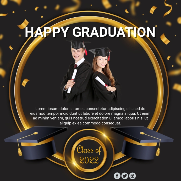 Graduation Template | PosterMyWall