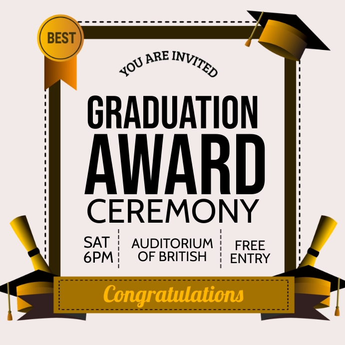 graduation Template | PosterMyWall