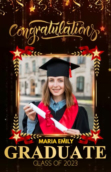 Graduation Screen Design graduation Template | PosterMyWall