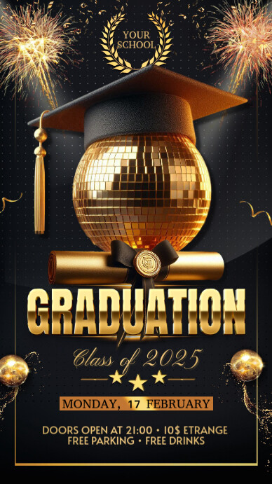 Graduation Template | PosterMyWall