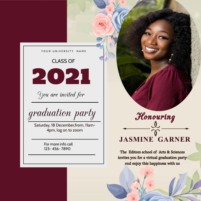 Graduation Template | PosterMyWall