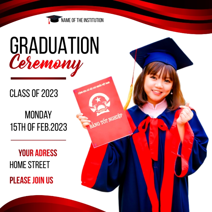 Graduation Template | PosterMyWall