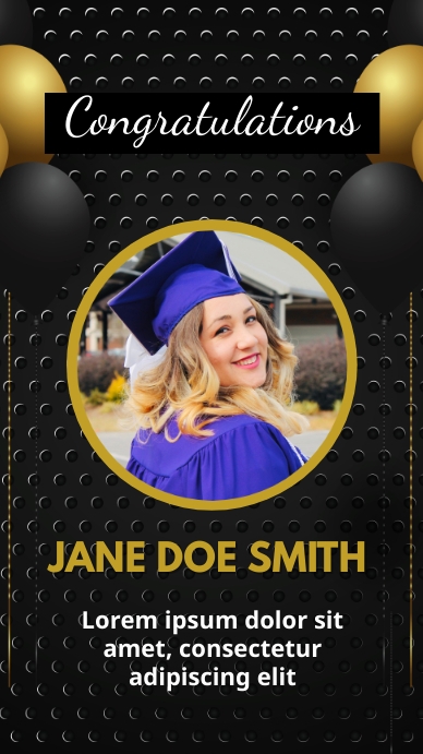 Graduation Template | PosterMyWall