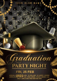 graduation A4 template
