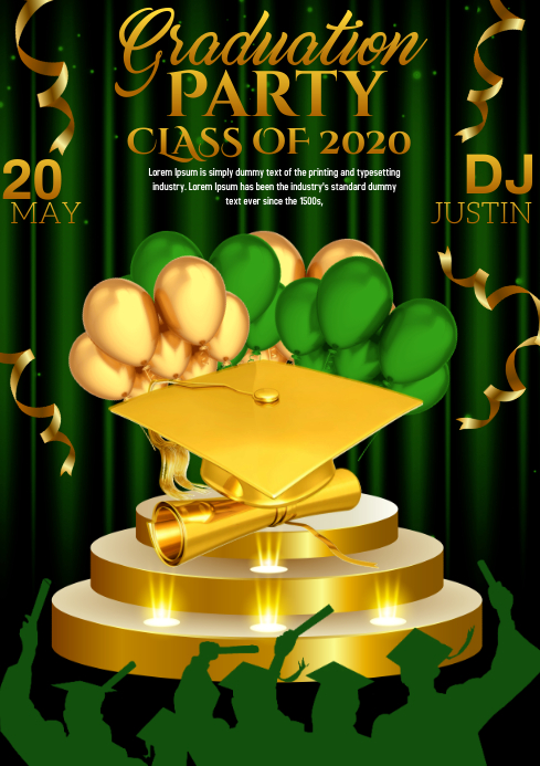 Graduation Template | PosterMyWall