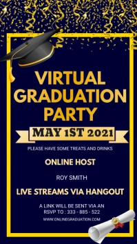 GRADUATION Pantalla Digital (9:16) template