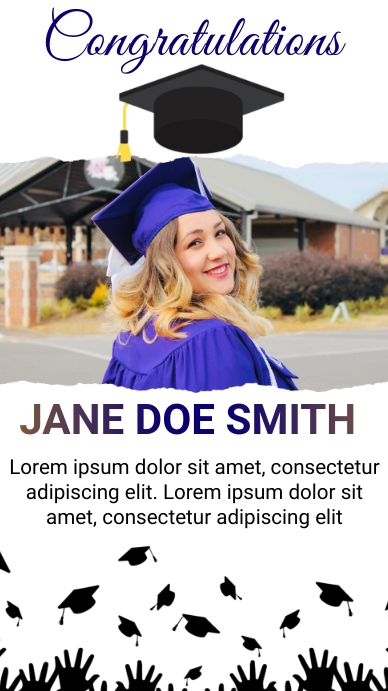 Graduation Template | PosterMyWall