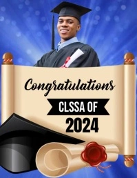 Graduation Flyer (US Letter) template