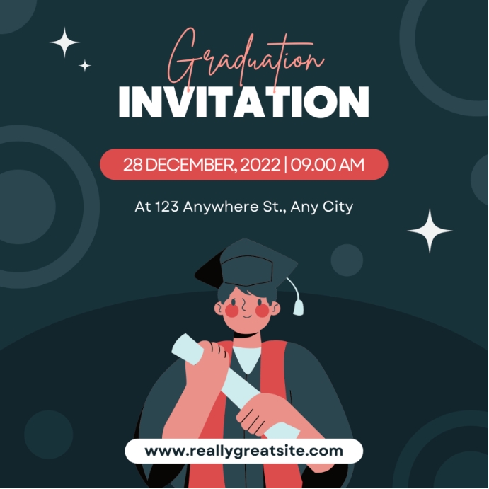GRADUATION Template | PosterMyWall