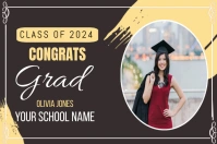 Graduation Label template