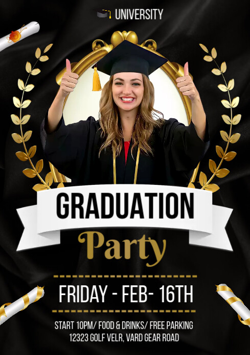 Graduation Template | PosterMyWall