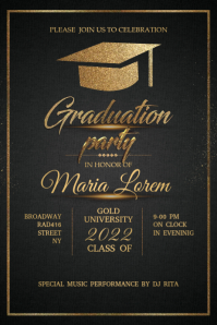 Graduation Banier 4’×6’ template