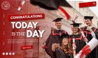 Graduation Banner Tag template