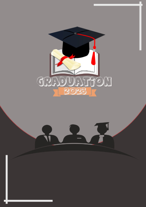 Graduation Screen Design Graduation Template | PosterMyWall