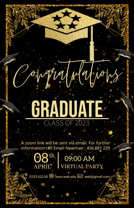 graduation Template | PosterMyWall