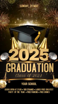 Red Professional Graduation Instagram Reel Template | PosterMyWall