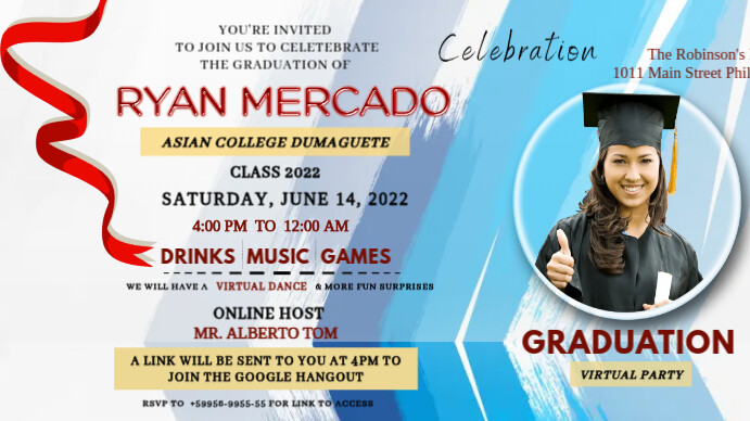 GRADUATION Template | PosterMyWall