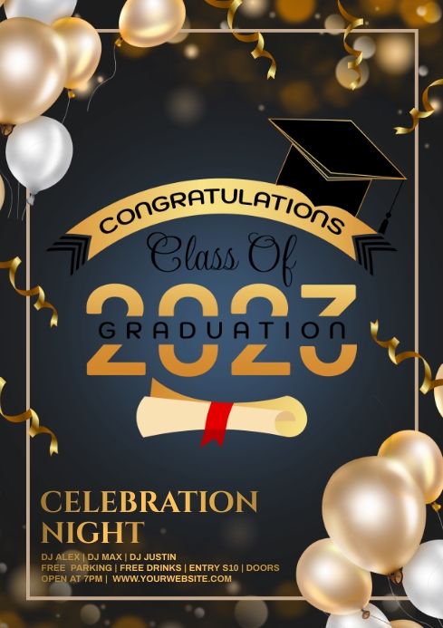 Graduation Template | PosterMyWall