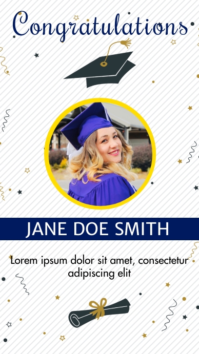 Graduation Template | PosterMyWall