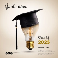 Graduation Publicación de Instagram template