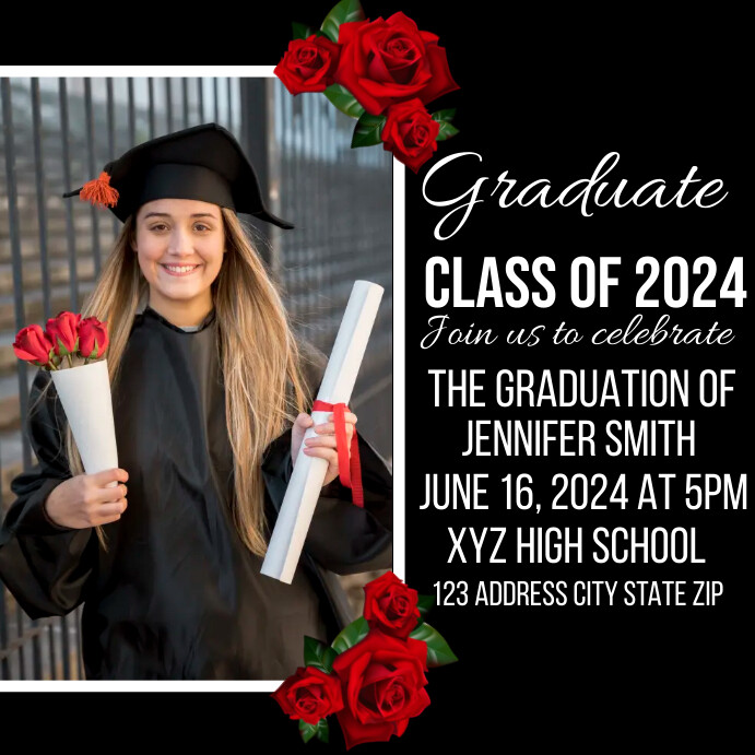 graduation Template | PosterMyWall