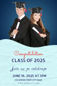 graduation design Poster template