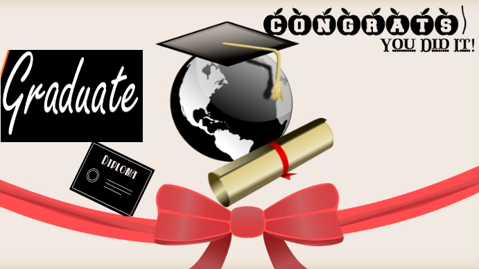Graduation YouTube 缩略图 template