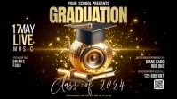 Graduation Pantalla Digital (16:9) template