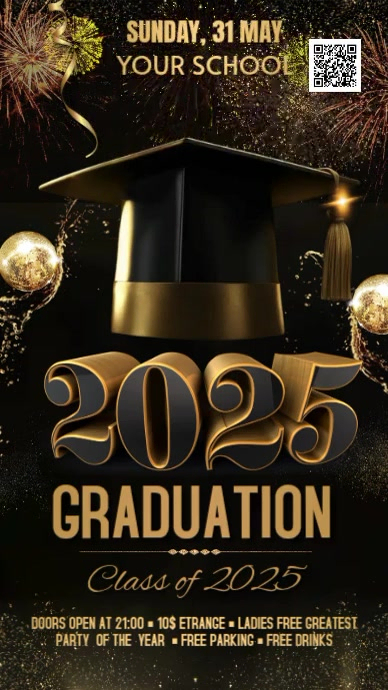 Graduation Screen Design Graduation Template | PosterMyWall