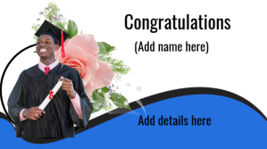 Graduation Twitter-bericht template