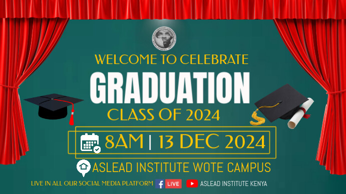 Graduation Flash Screen Graduation Digital Display (16:9) Template | PosterMyWall