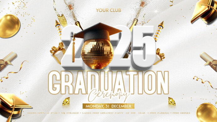 Graduation Digital Display (16:9) Template | PosterMyWall