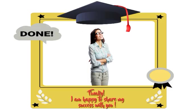 Graduation Flash Screen Copy of GRADUATION DIGITAL DISPLAY VIDEO 2021 | PosterMyWall