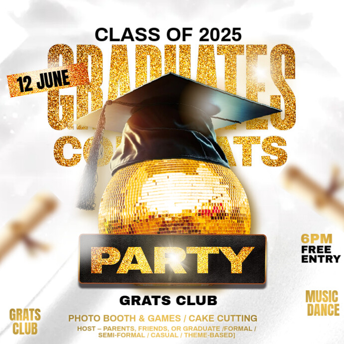 Graduation Eve Instagram Post Template | PosterMyWall