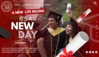 Graduation Event Video Ads Cartellino template