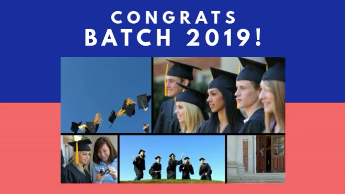 Graduation Event Video Template Postermywall