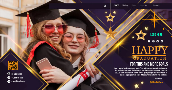 Graduation Facebook ad Template | PosterMyWall
