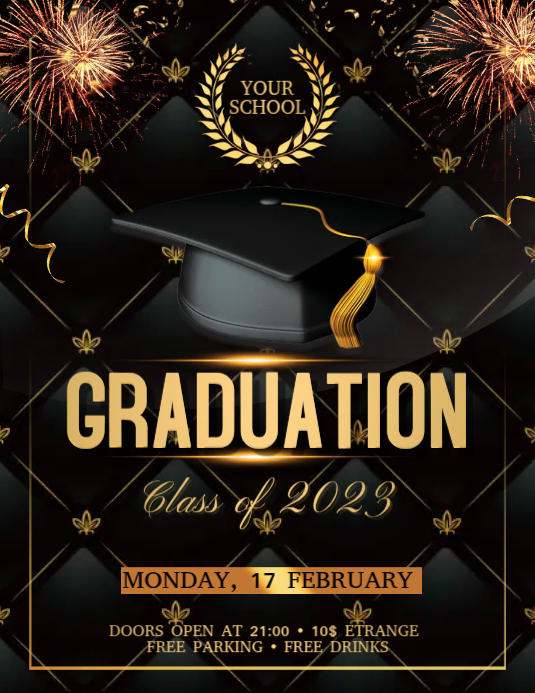Graduation Flyer Template | PosterMyWall