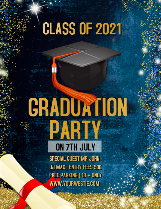Graduation flyer Template | PosterMyWall