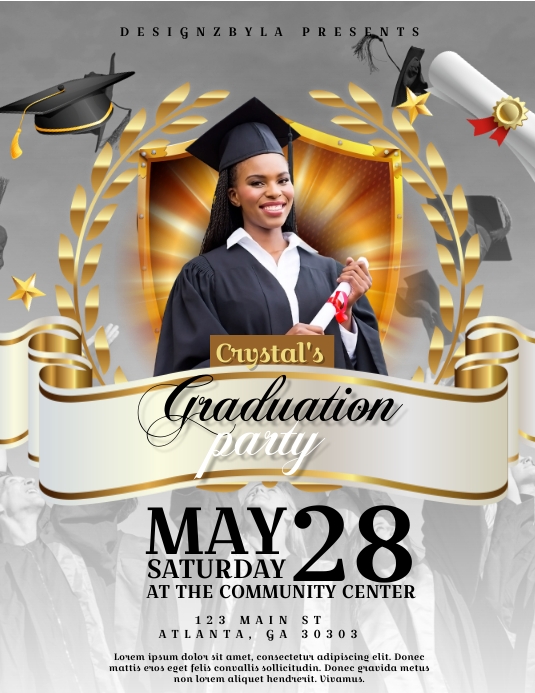Graduation Flyer Template | PosterMyWall