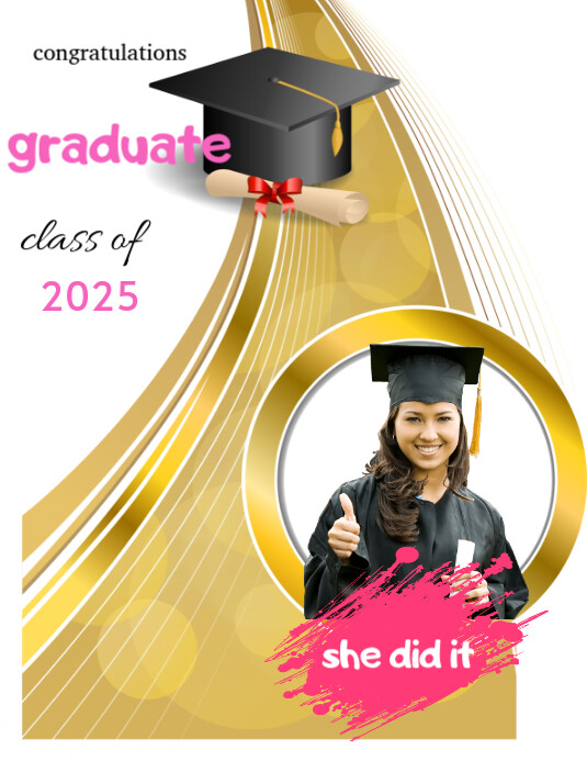 Copy of graduation flyer | PosterMyWall